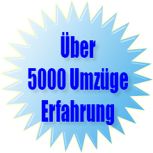 Wir haben über 9000 Umzüge Erfahrung