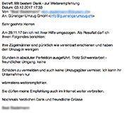 Umzug Zürich Erfahrungsbericht 01.2018